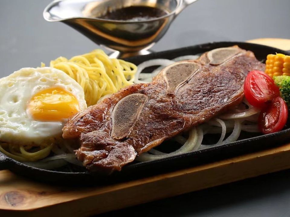 牛爸台湾夜市牛排图片