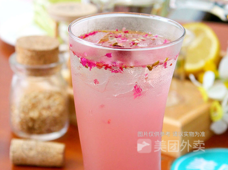 玫瑰蔓越莓酒酿图片