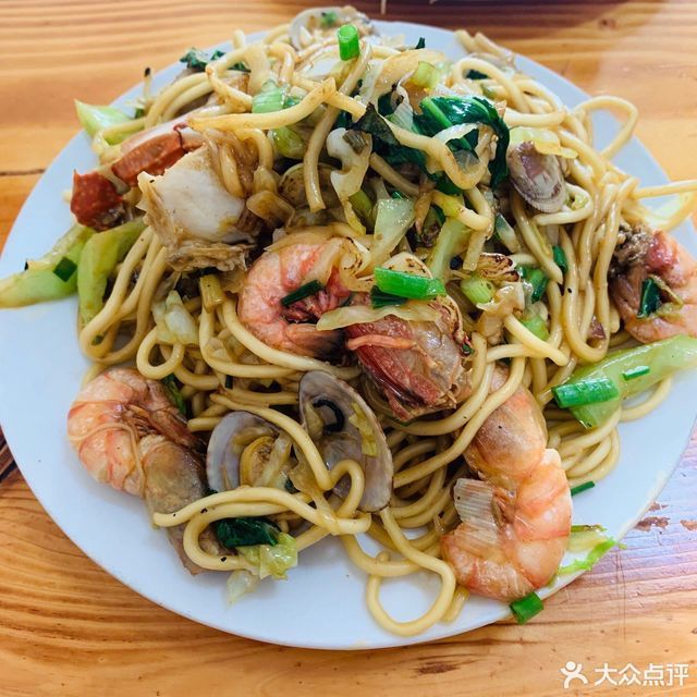 海鲜炒面图片