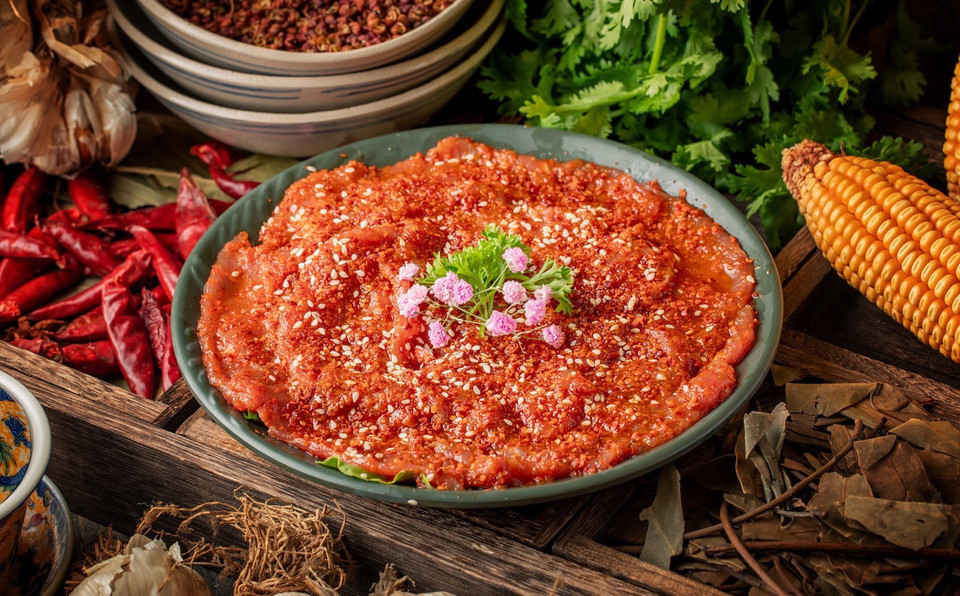 麻辣牛肉图片