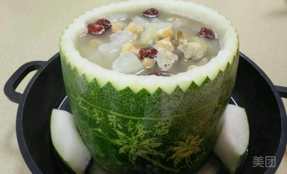 八宝老鸭冬瓜盅图片