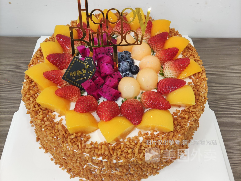 花生碎蛋糕图片