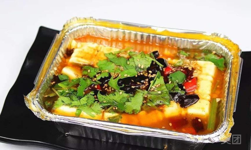 锡纸豆腐图片