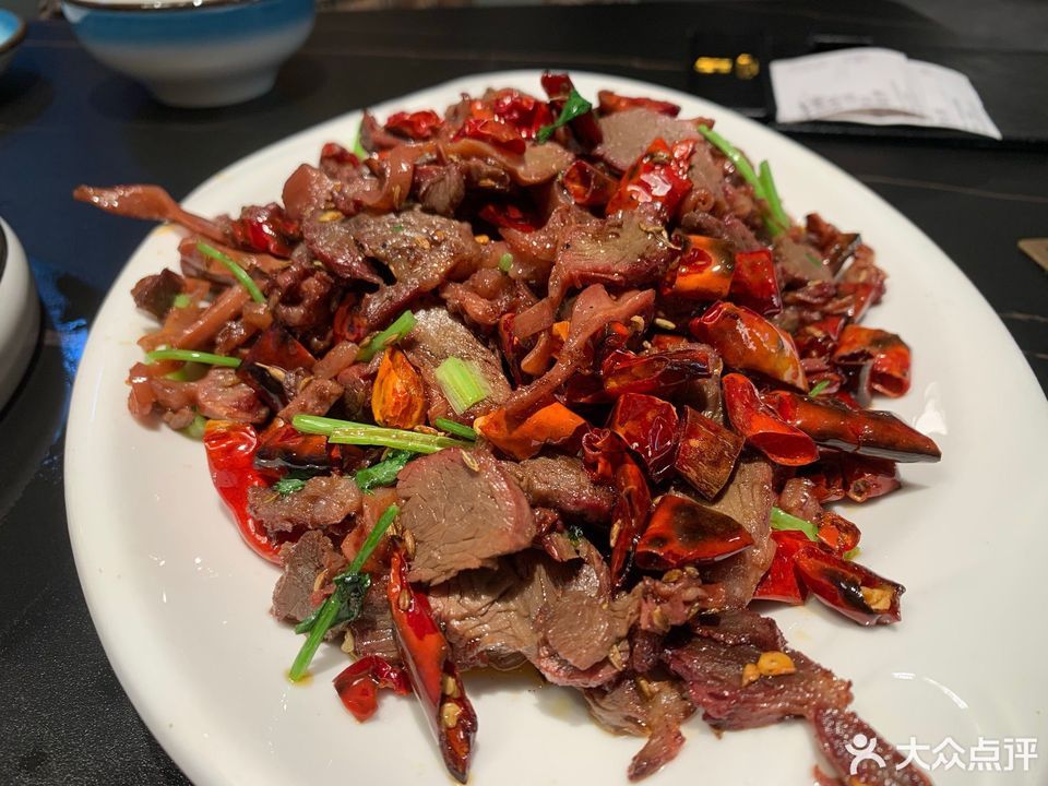 辣炒护心肉图片