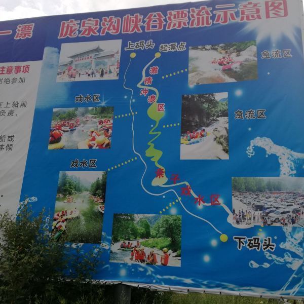 庞泉沟峡谷漂流
