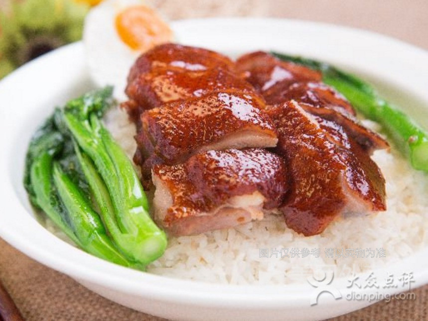 广式烧鸭饭套餐图片