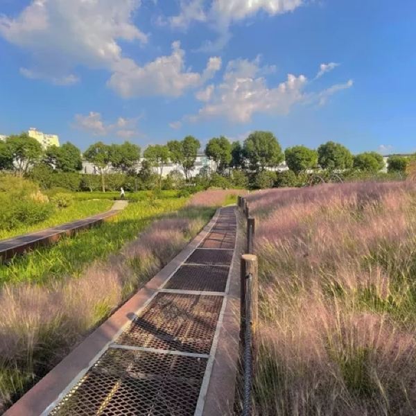 携程用户:彩虹湾公园位于虹口区,近宝山区,出行很方便,虽然公园不大