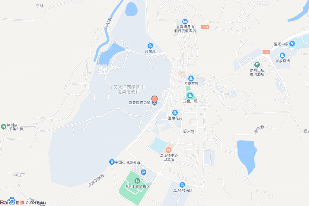 宜春温汤镇地图图片