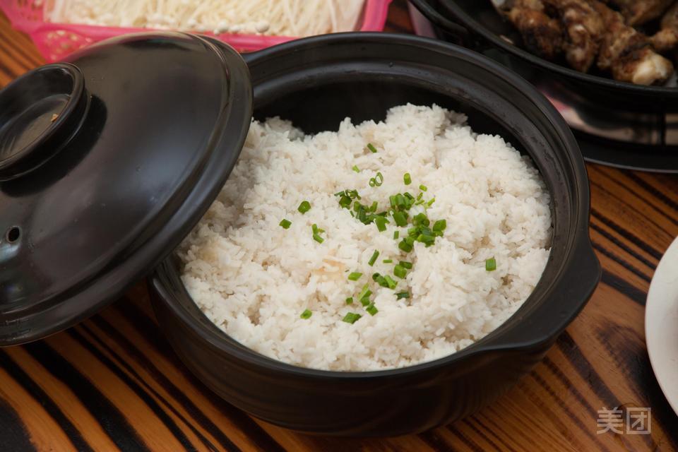小葱油饭图片