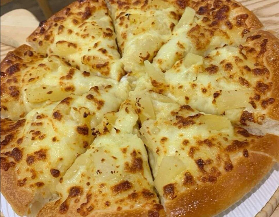 苏丹王黄金果肉榴莲比萨图片