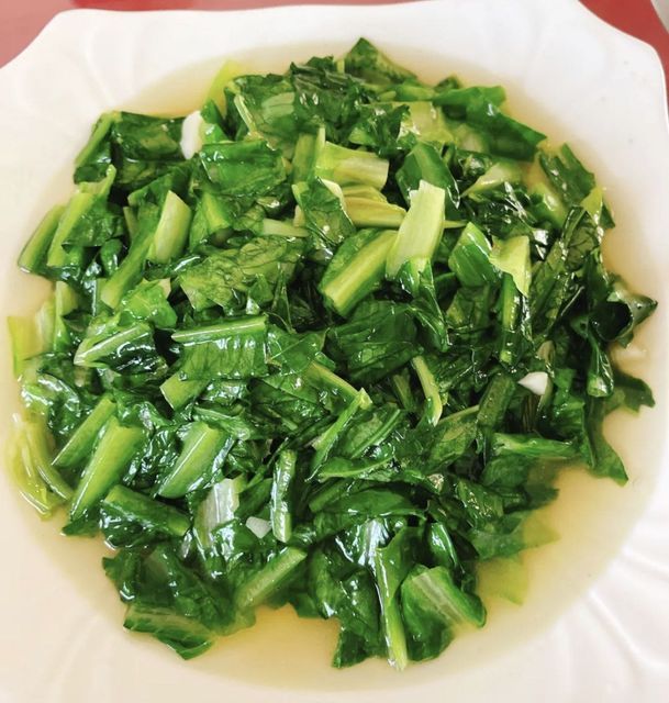 素炒小白菜图片