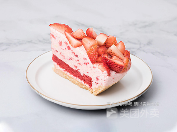 草莓夹心蛋糕图片