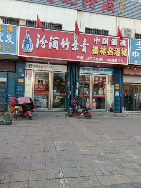 汾酒竹叶青中国酒魂福林名酒城图片
