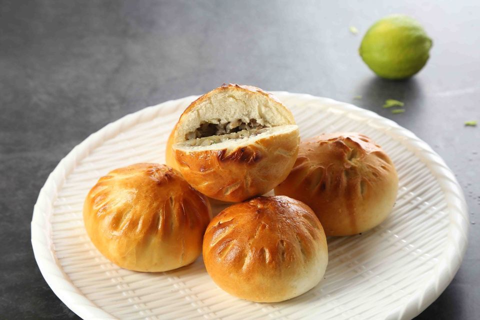 蒙古烤包子图片