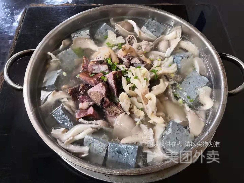 排骨黑豆花图片