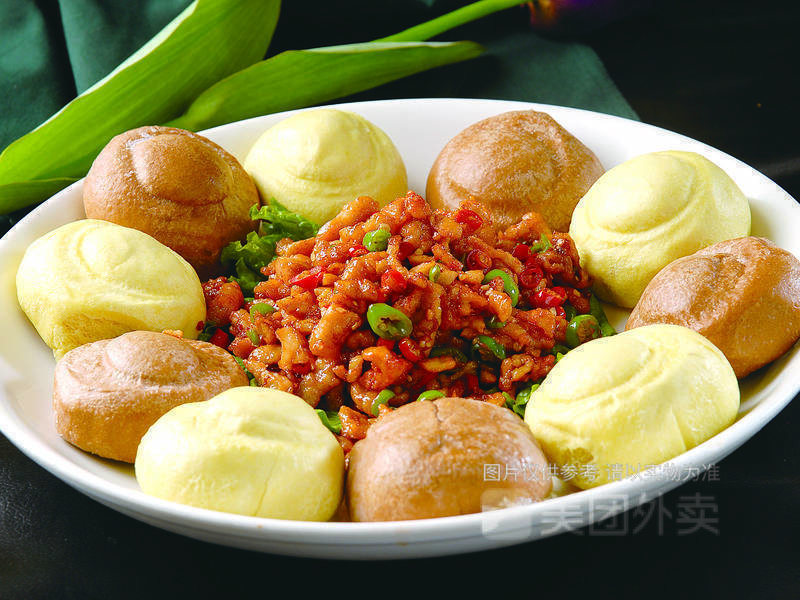 窝窝头小炒肉图片