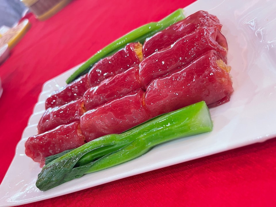 脆皮红米鲜虾肠图片