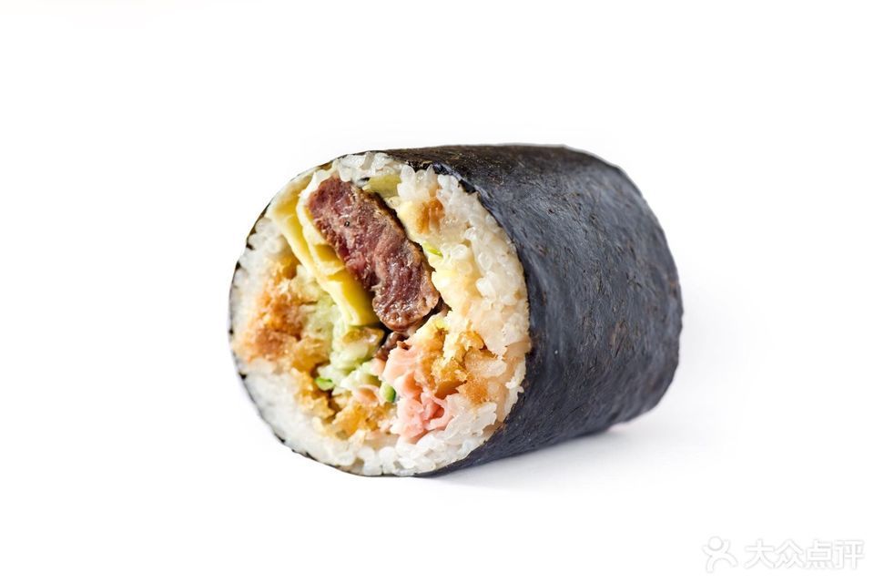 黑椒牛排饭团图片