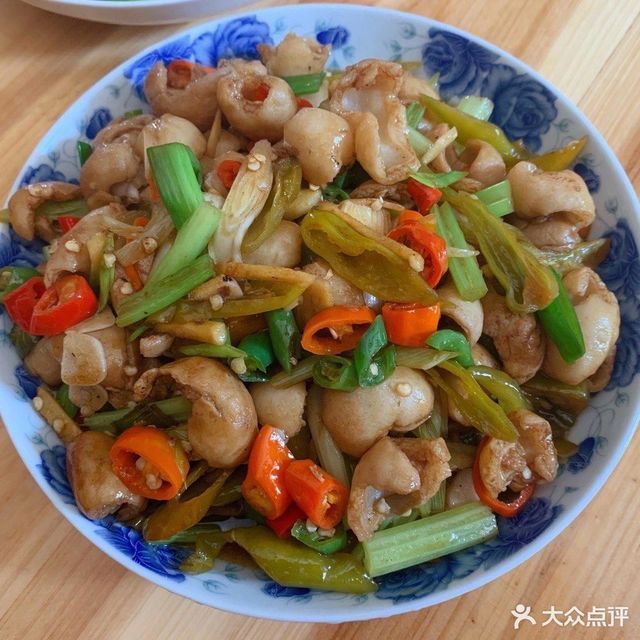 酸辣椒炒大肠图片
