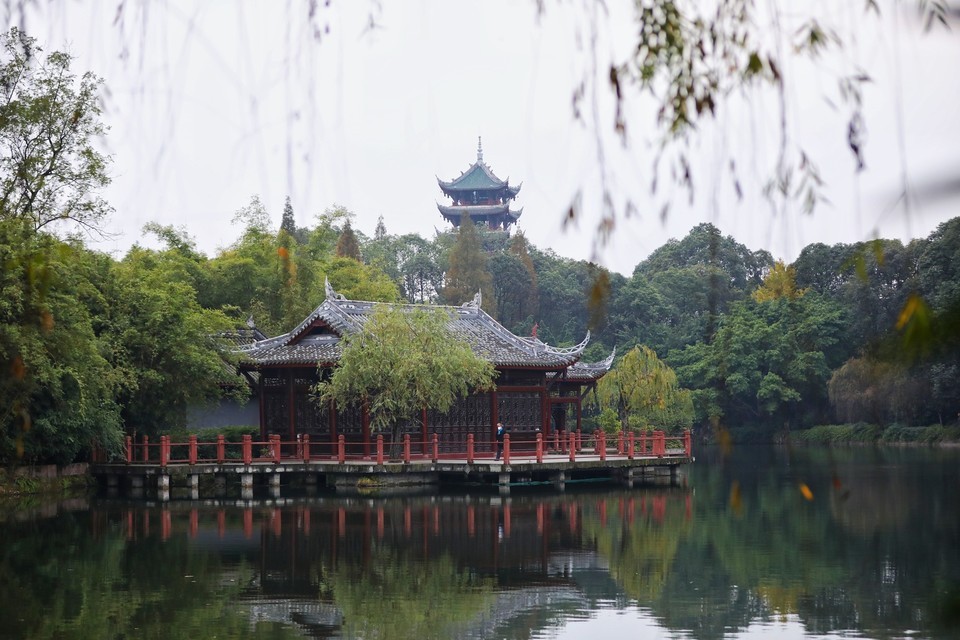 棠湖公園圖片