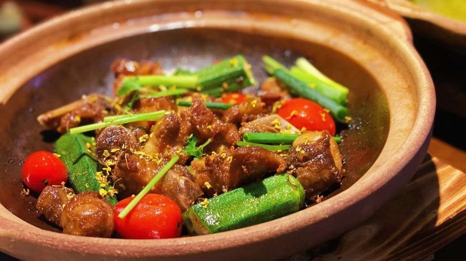 冰梅桂花啫排骨图片