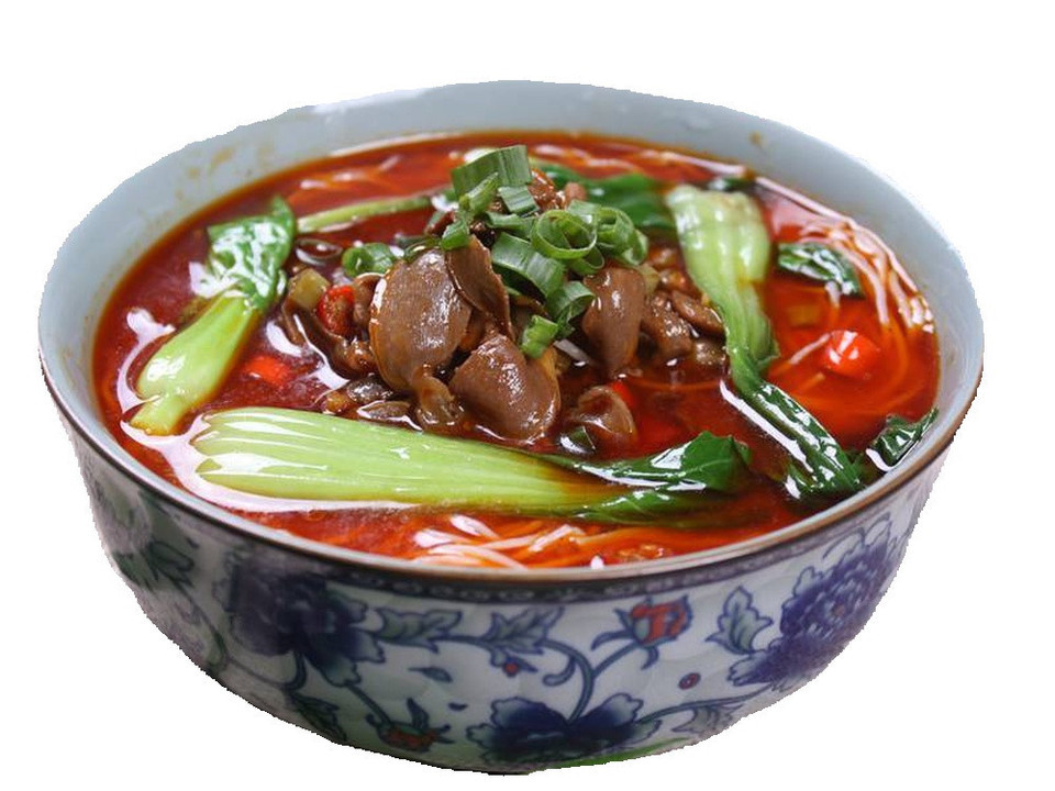 鸡杂面图片