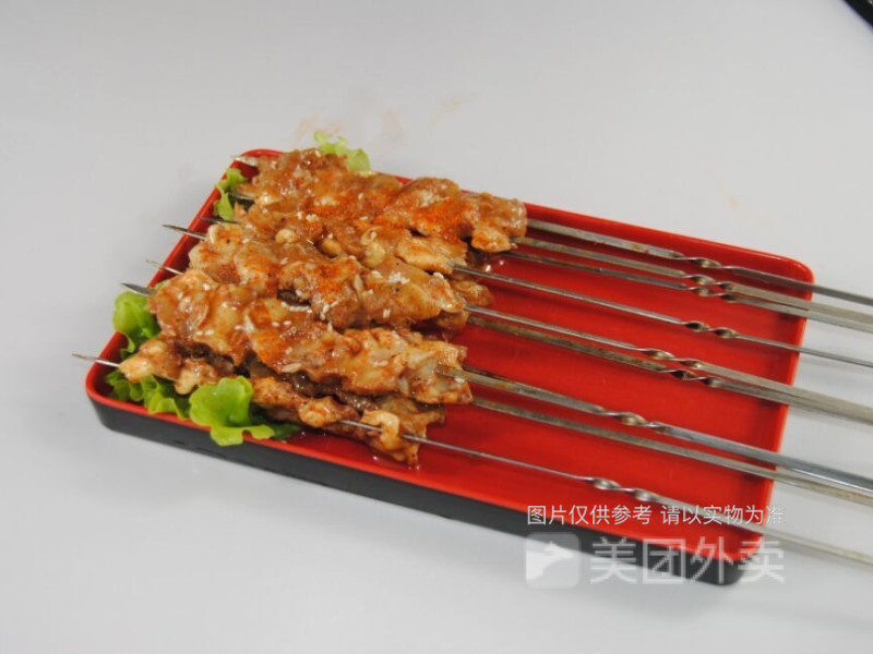 秘制鸡骨架串图片