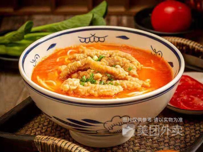 番茄酥肉面图片