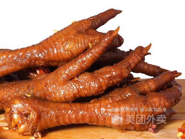 黑鸭虎皮鸡爪图片