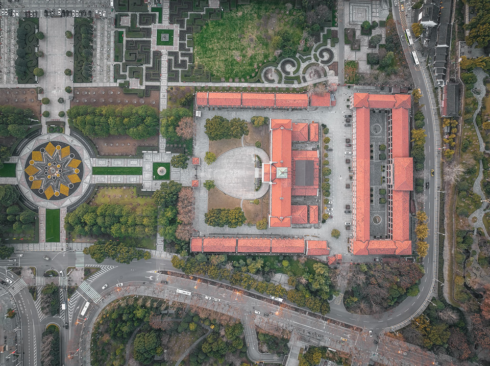 武昌首义学院手绘地图图片