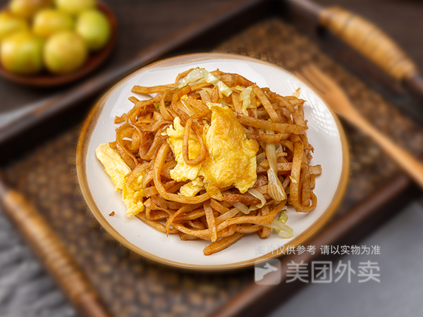 土豆丝炒饼图片