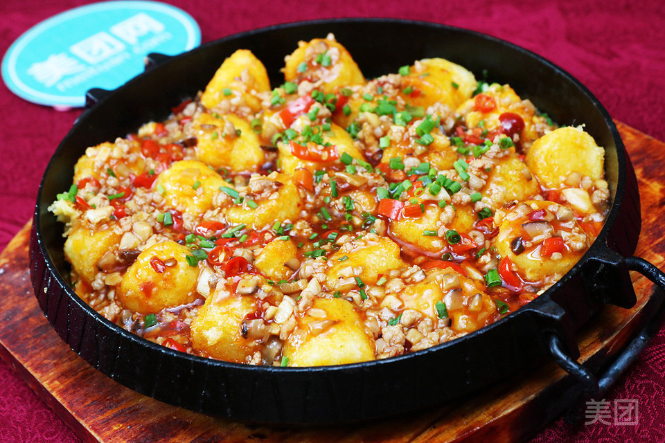 铁板玉子豆腐图片