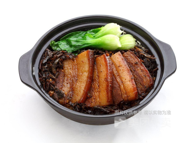 梅菜扣肉煲仔饭图片