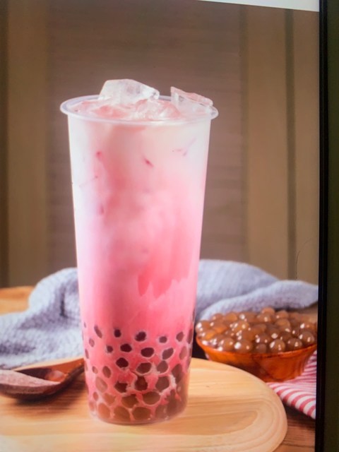 草莓酸奶哈尼度图片