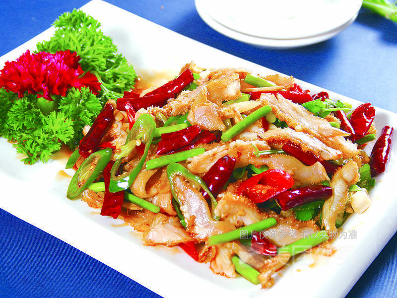 干椒爆牛肚图片