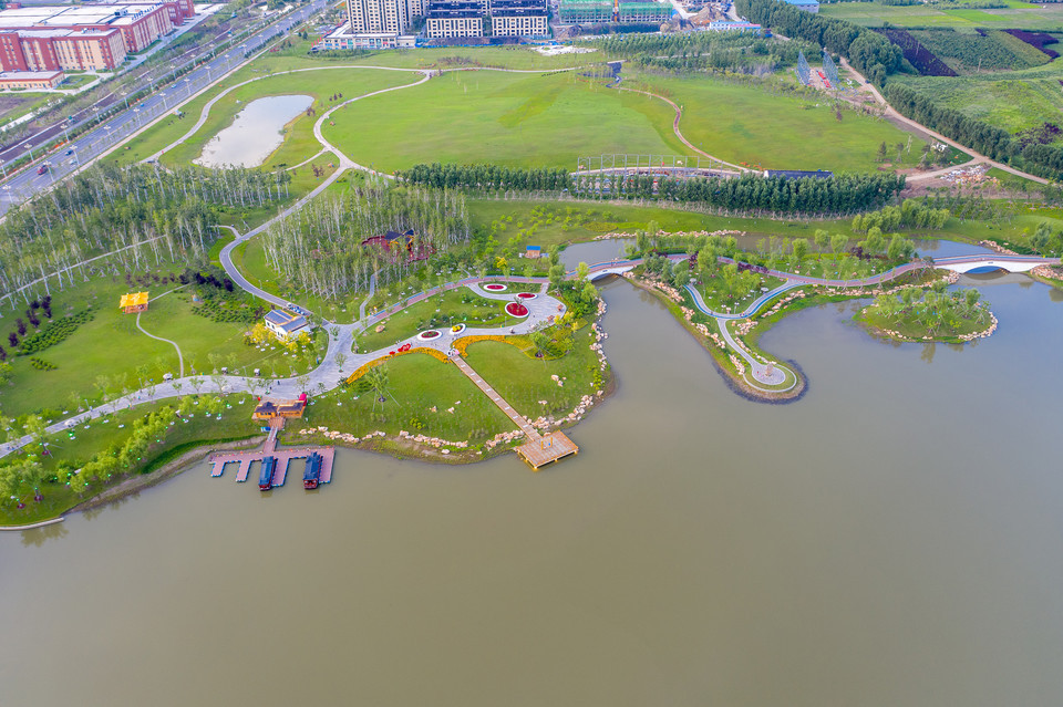 梅河口海龙湖公园全图图片