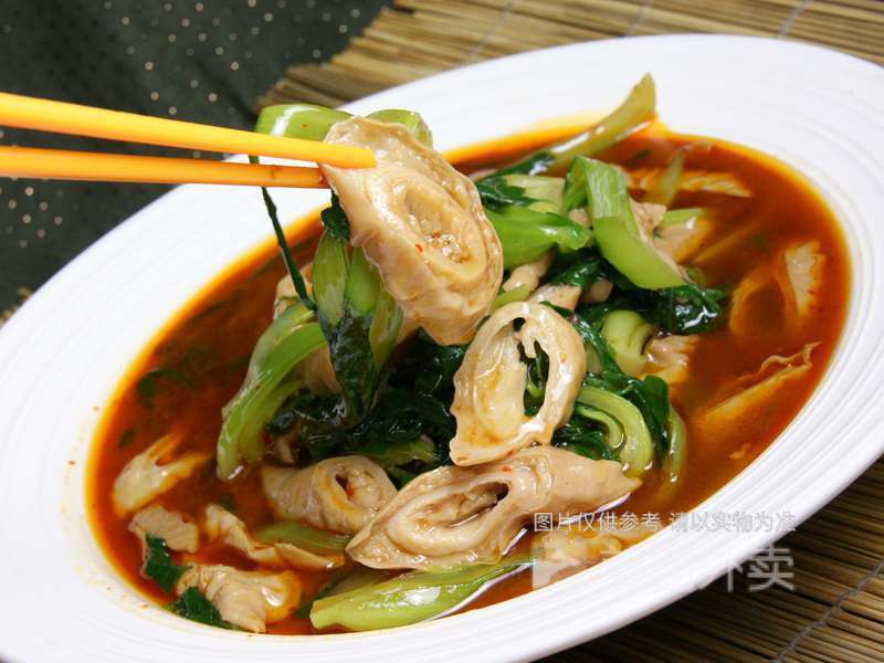 青菜烧大肠图片