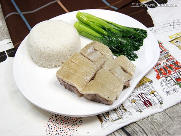 白切鹅饭图片