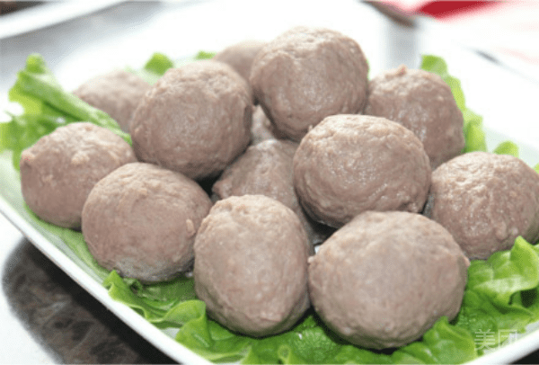 手打牛肉丸图片