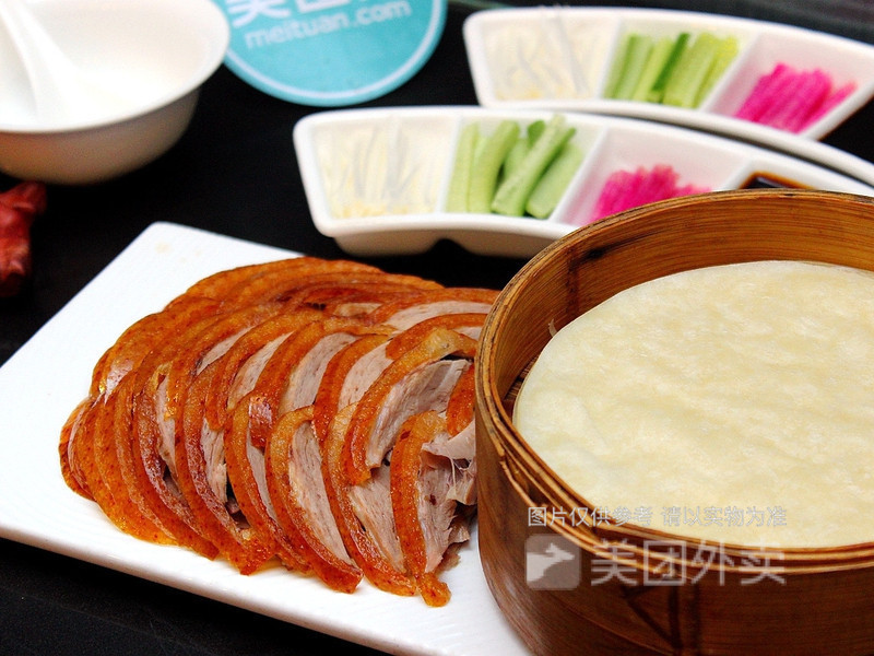 老北京片皮烤鸭图片