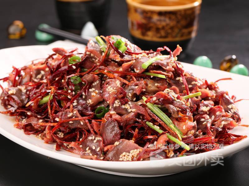 鸡胗炒鱿鱼图片