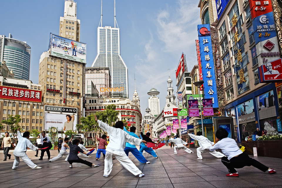 南京路步行街图片