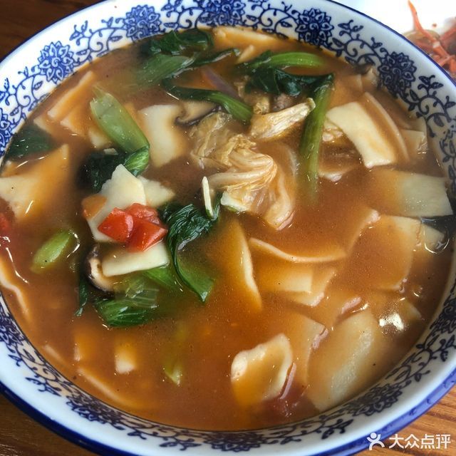 牛肉烩面片图片