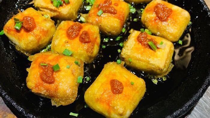 铁板毛豆腐图片