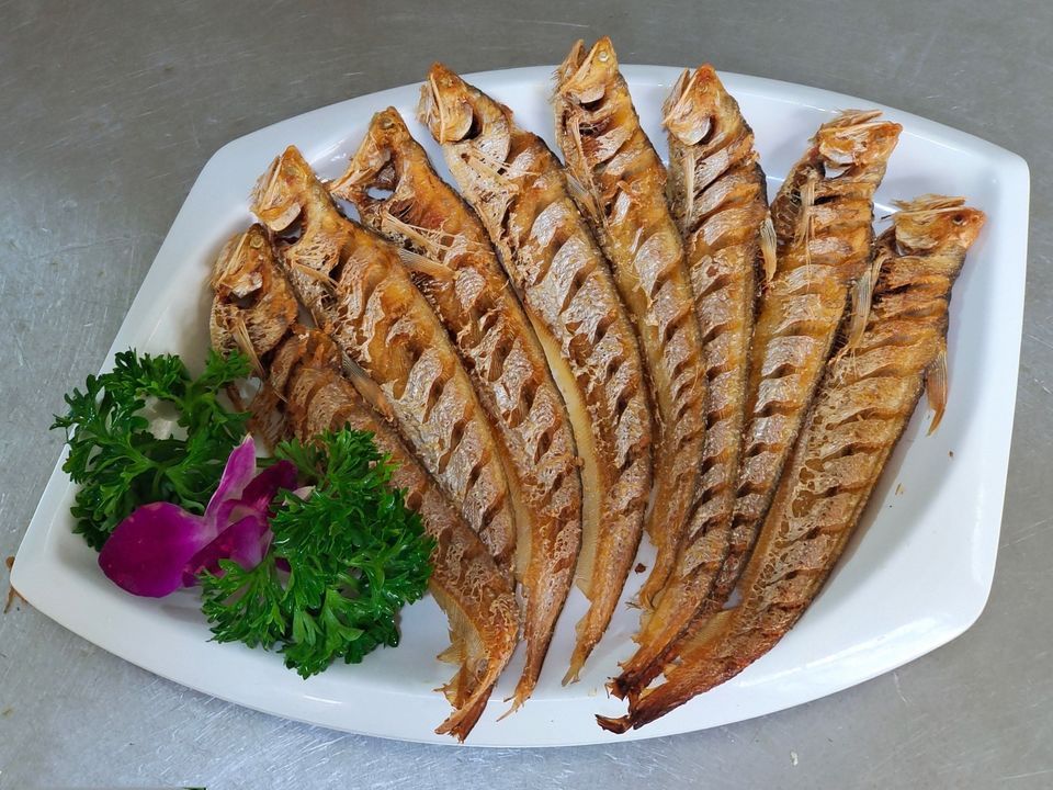 香煎河刀鱼图片