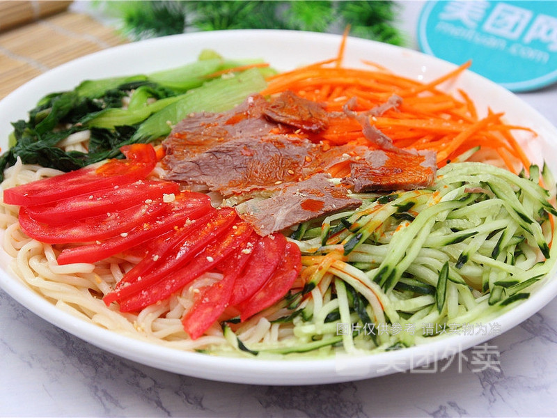 牛肉凉面图片