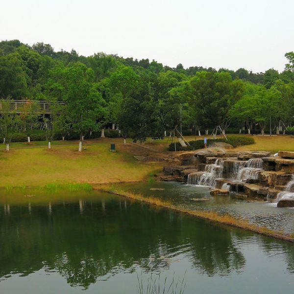 苏州科技城彩石湖公园图片