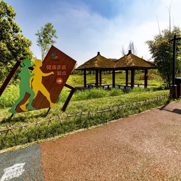 温江区田园绿道图片