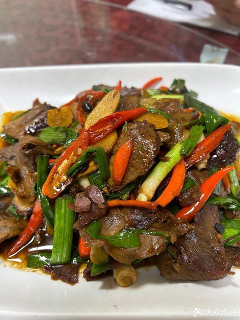 爆炒牛肉片图片