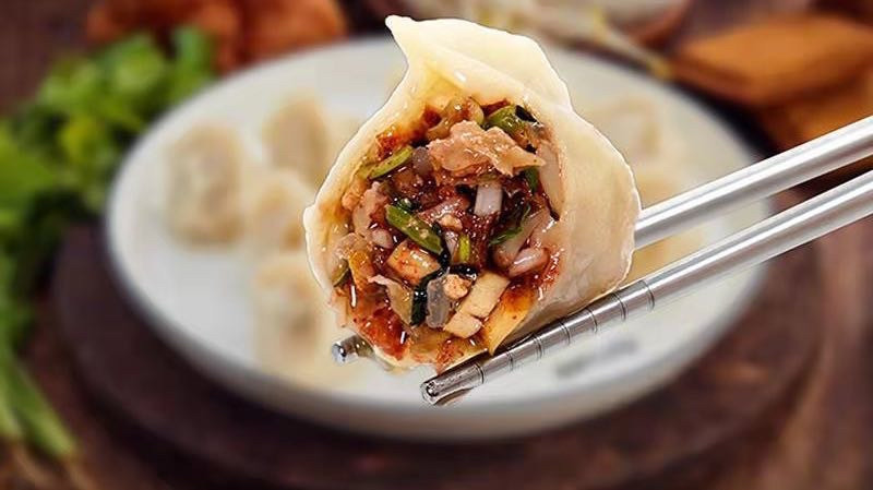 招牌津味素水饺图片